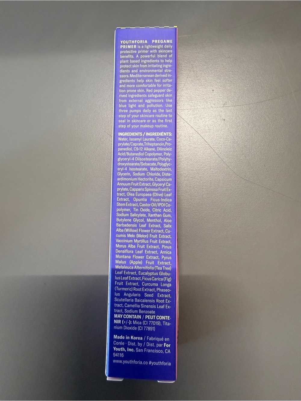 NIB Youthforia Pregame Primer Daily Protective Makeup Base 1oz Full Size - Picture 6 of 9